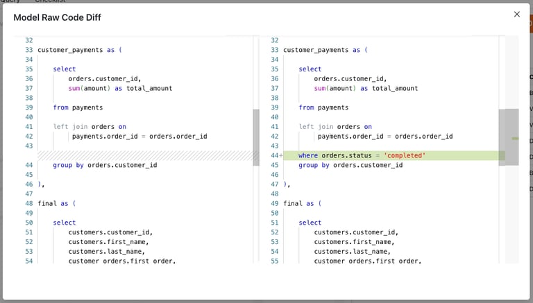 model-code-diff