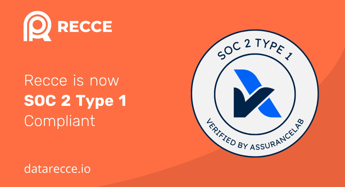 Recce Is Now SOC 2 Type 1 Compliant